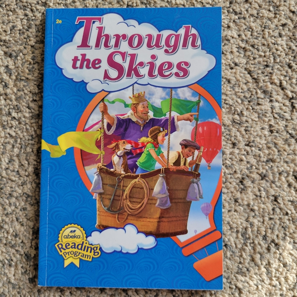 🍒4/$15 Abeka Through The Skys Second Grade Reading Book